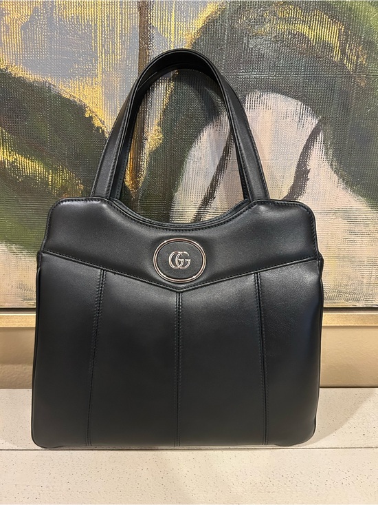 Gucci Handbags - Gucci Petite GG Small Tote w/ Chain